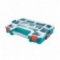 TOTAL 41641  
 Caja de plástico con herramientas TPBX1151  
 370 x 290 x 65 mm