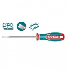 TOTAL 41696  
 Destornillador punta plana TSDSL  
 SL6 x 150 mm