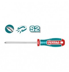 TOTAL 41702  
 Destornillador punta Phillips TSDPH  
 PH2 x 150 mm