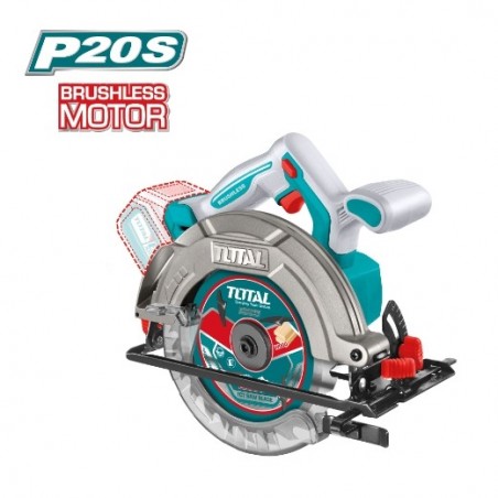 TOTAL 41714  
 Sierra circular a batería TSLI1652  
 20 V
