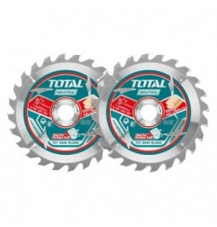 TOTAL 41727  
 Juego de 2 discos de sierra ultrafinos TAC2331  
 Ø140 mm