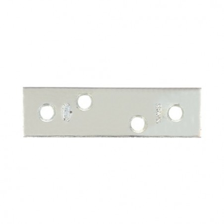 AMIG 418  
 Placa 1  
 57 x 16 x 1,5 mm  
 Acero  
 Zincado