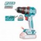 TOTAL 41824  
 Taladro percutor brushless a batería TIDLI205581  
 20 V