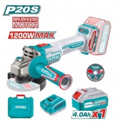 TOTAL 41829  
 Amoladora Brushless a batería TAGLI2211531  
 20 V
