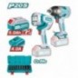TOTAL 41848  
 Lote llave de impacto + foco a batería TOSLI241181E  
 20 V