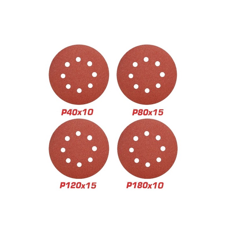 TOTAL 41857  
 Juego hojas lija redonda TAC7312511  
 Ø125 mm