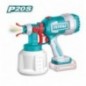TOTAL 41884  
 Pistola de pintura a batería TSGLI2004  
 20 V