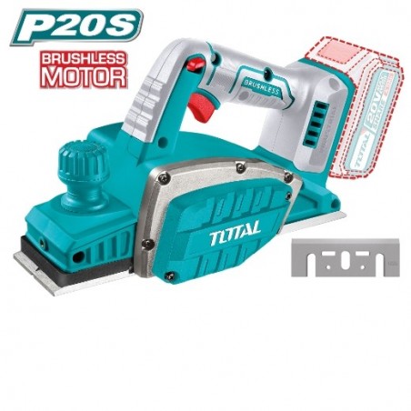 TOTAL 41887  
 Cepillo a batería TRLI20401  
 20 V