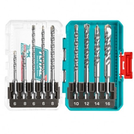 TOTAL 41908
Juego de 9 brocas para pared SDS Plus TACSDL30906
