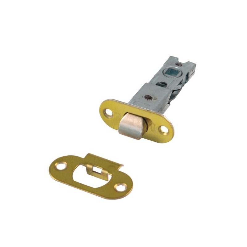 AMIG 4201  
 Picaporte 9  
 60 mm  
 Acero  
 Latonado barnizado