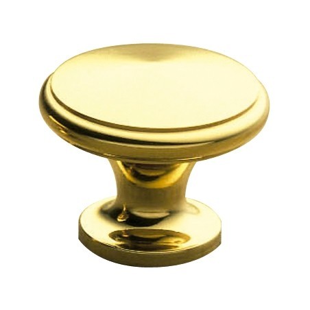 AMIG 4246  
 Pomo latón 310  
 Ø30 x 23 mm  
 Latón  
 Pulido barnizado