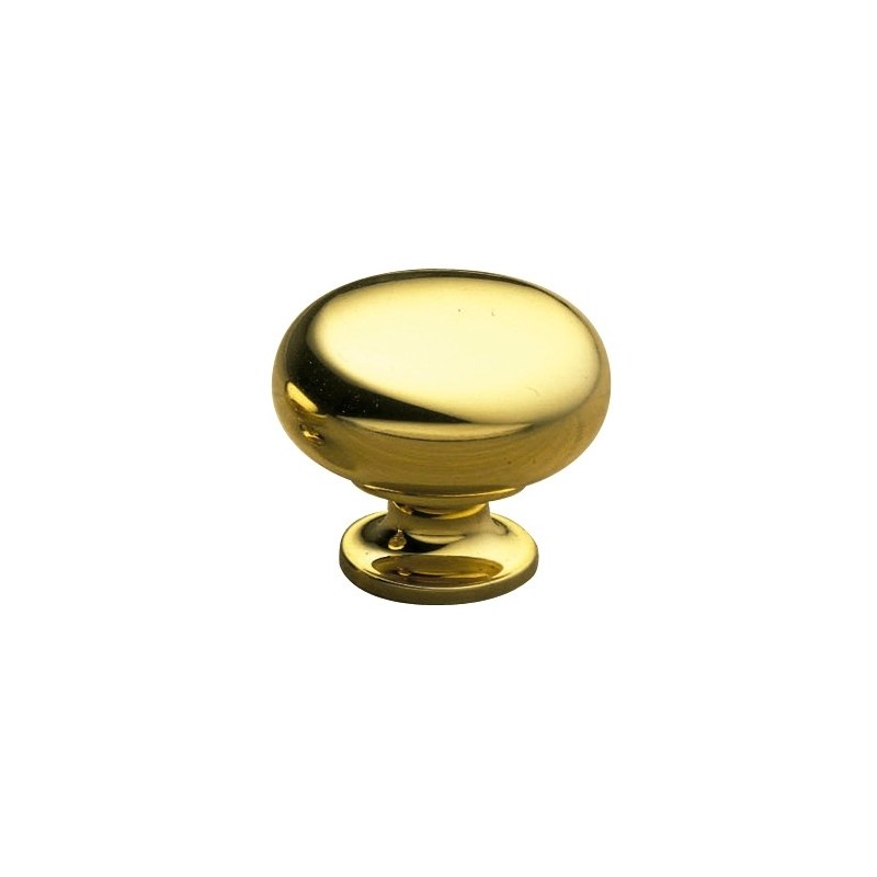 AMIG 4249  
 Pomo latón 320  
 Ø30 x 27 mm  
 Latón  
 Pulido barnizado