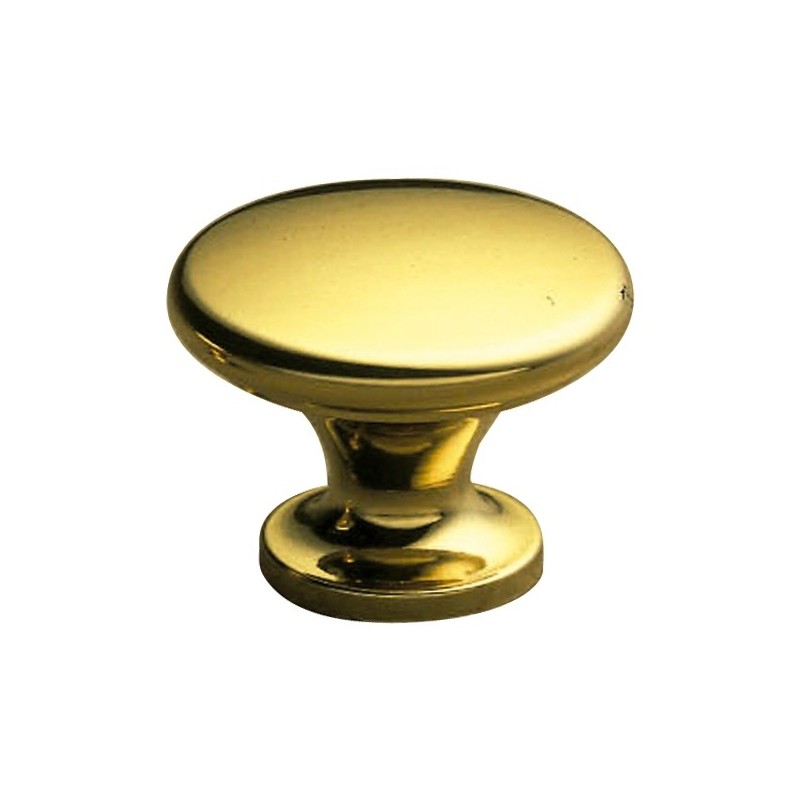 AMIG 4255  
 Pomo latón 340  
 Ø30 x 22 mm  
 Latón  
 Pulido barnizado