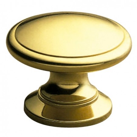 AMIG 4267  
 Pomo latón 440  
 Ø30 x 25 mm  
 Latón  
 Pulido barnizado