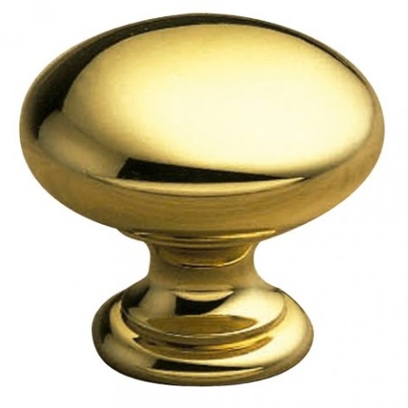 AMIG 4268  
 Pomo latón 450  
 Ø30 x 28 mm  
 Latón  
 Pulido barnizado