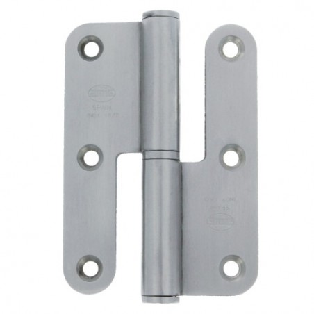 AMIG 4316  
 Pernio 421  
 100 x 70 x 3 mm  
 Acero inoxidable 18/8  
 Mate - Izquierda
