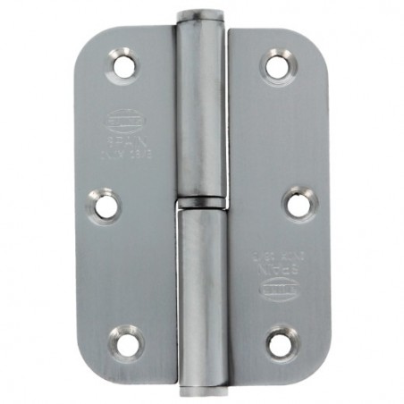 AMIG 4319  
 Pernio 423  
 90 x 65 x 2,5 mm  
 Acero inoxidable 18/8  
 Mate - Derecha