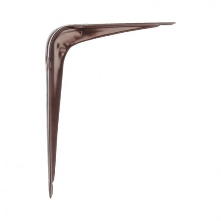 AMIG 4395  
 Palomilla 1  
 100 x 75 mm (4'' x 3'')  
 Acero  
 Marrón