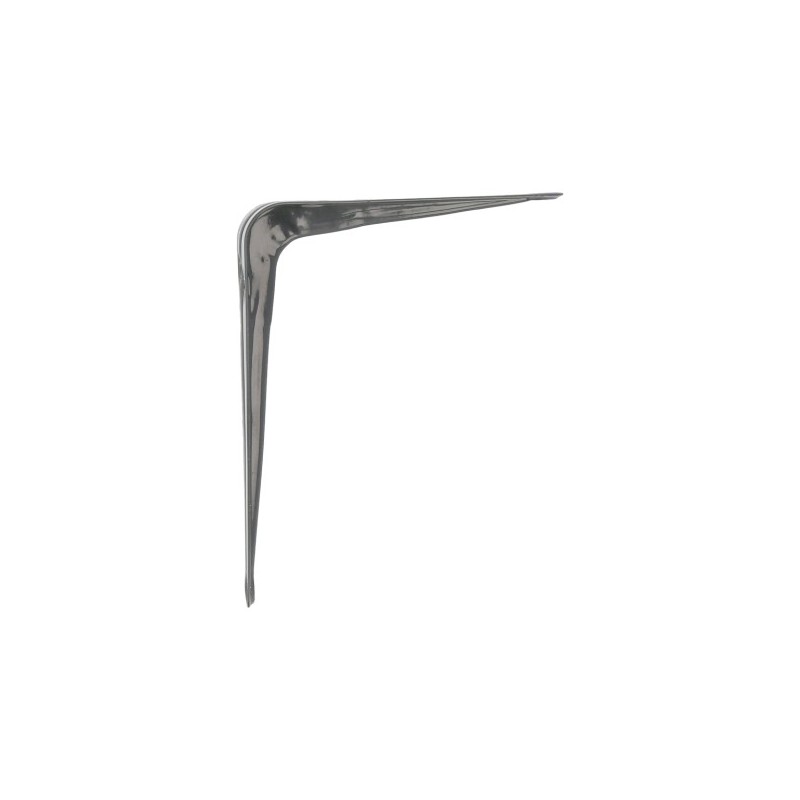 AMIG 4396  
 Palomilla 1  
 125 x 100 mm (5'' x 4'')  
 Acero  
 Gris
