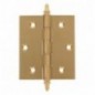 AMIG 4472  
 Bisagra 1008  
 70 x 60 x 2,5 mm  
 Latón  
 Mate