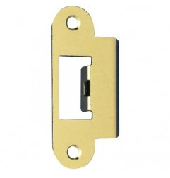 AMIG 4533  
 Soporte pestillo 2000/5000  
 72 x 33 mm  
 Acero  
 Latonado barnizado
