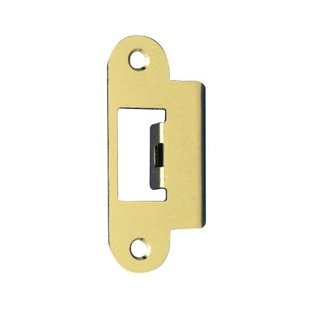 AMIG 4533  
 Soporte pestillo 2000/5000  
 72 x 33 mm  
 Acero  
 Latonado barnizado
