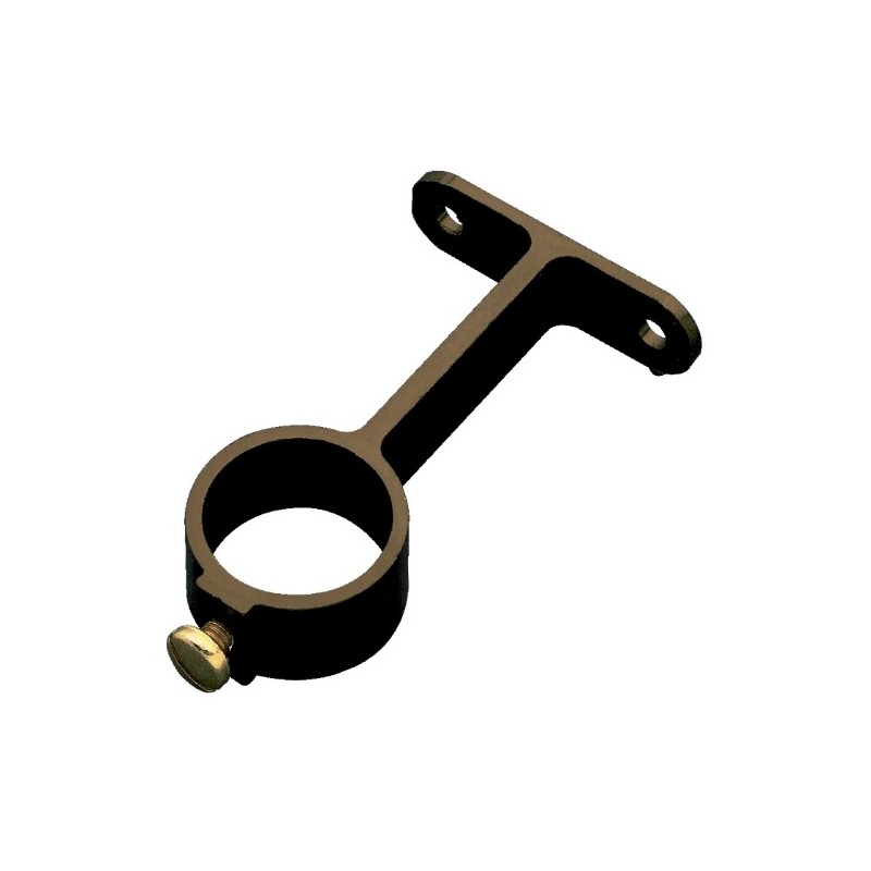 AMIG 462  
 Soporte tubo armario 3  
 Ø16 mm  
 Aluminio  
 Bronceado