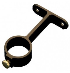 AMIG 463  
 Soporte tubo armario 4  
 Ø20 mm  
 Aluminio  
 Bronceado