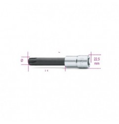 920ES 14L Vaso de 1/2&quot, con punta RIBE&reg, larga, cromado