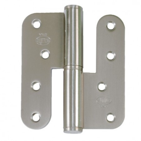 AMIG 4725  
 Pernio 425  
 100 x 88 x 3 mm  
 Acero inoxidable 18/8  
 Mate - Derecha