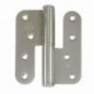 AMIG 4725  
 Pernio 425  
 100 x 88 x 3 mm  
 Acero inoxidable 18/8  
 Mate - Derecha