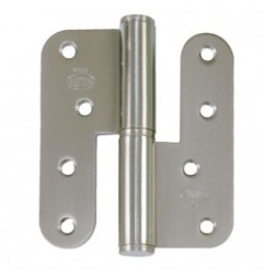 AMIG 4726  
 Pernio 425  
 100 x 88 x 3 mm  
 Acero inoxidable 18/8  
 Mate - Izquierda