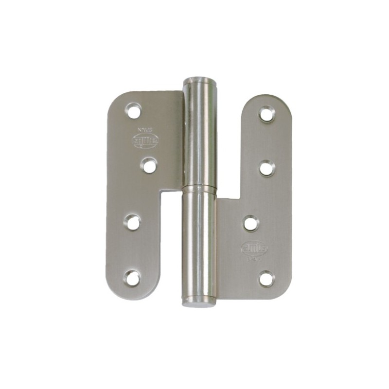 AMIG 4726  
 Pernio 425  
 100 x 88 x 3 mm  
 Acero inoxidable 18/8  
 Mate - Izquierda