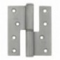 AMIG 4728  
 Pernio 426  
 100 x 88 x 3 mm  
 Acero inoxidable 18/8  
 Mate - Izquierda