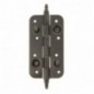 AMIG 4757  
 Bisagra seguridad 566  
 150 x 82 x 3 mm  
 Acero  
 Negro