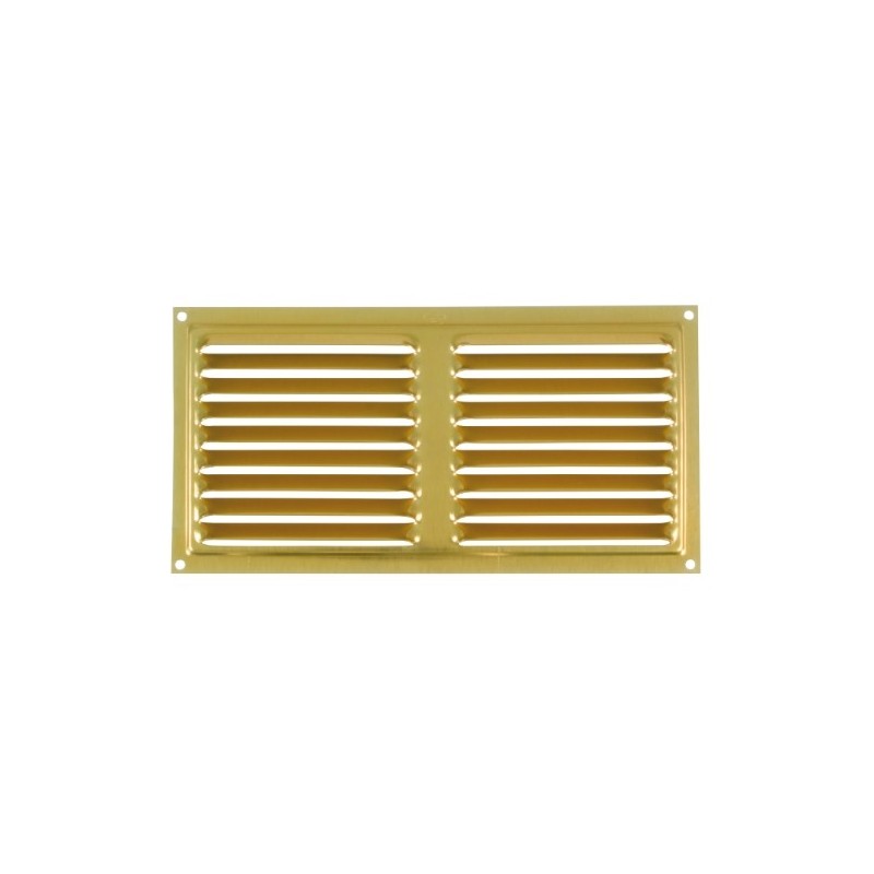 AMIG 4769  
 Rejilla ventilación 1  
 250 x 165 mm  
 Acero  
 Latonado barnizado