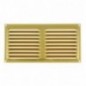 AMIG 4769  
 Rejilla ventilación 1  
 250 x 165 mm  
 Acero  
 Latonado barnizado