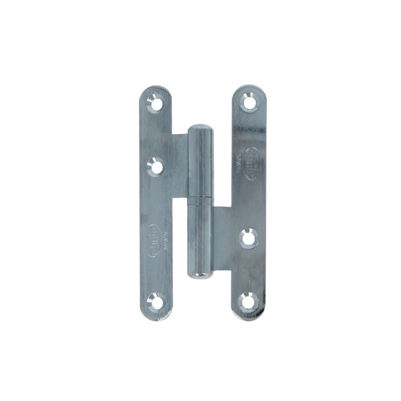 AMIG 4789  
 Pernio perfil laminado 405  
 100 x 58 x 2,3 mm  
 Latón  
 Cromado brillo - Izquierda