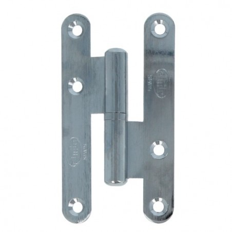 AMIG 4789  
 Pernio perfil laminado 405  
 100 x 58 x 2,3 mm  
 Latón  
 Cromado brillo - Izquierda