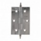 AMIG 4803  
 Bisagra 1003  
 60 x 40 x 2 mm  
 Latón  
 Cromado brillo