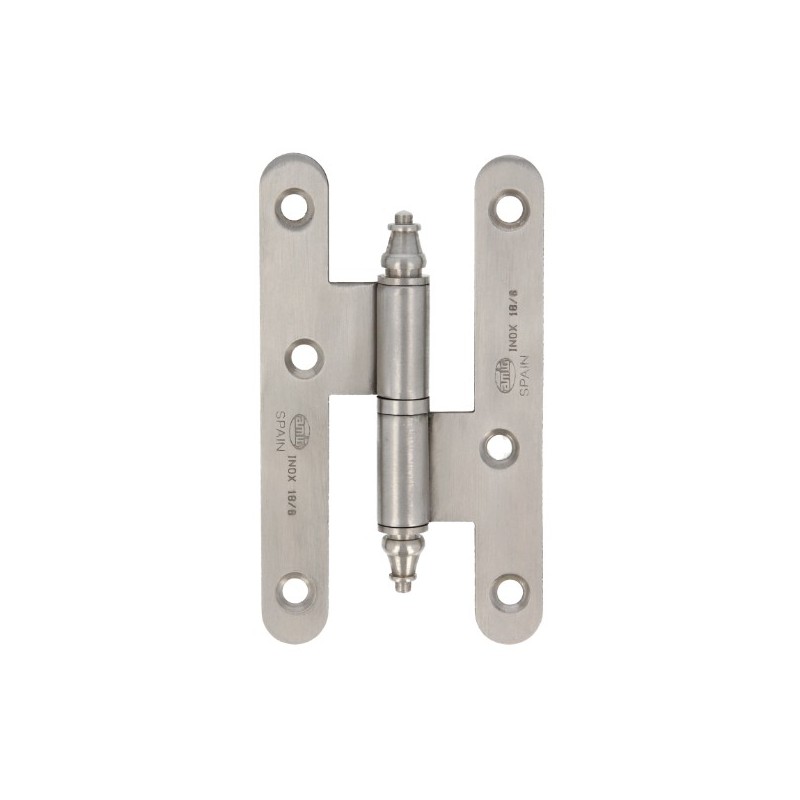 AMIG 4920  
 Pernio 407  
 100 x 58 x 2 mm  
 Acero inoxidable 18/8  
 Mate - Derecha