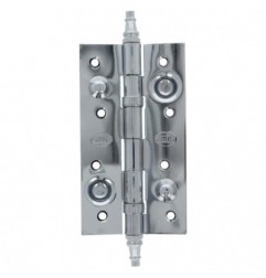 AMIG 4924  
 Bisagra seguridad latón 567  
 150 x 82 x 3 mm  
 Latón  
 Cromado brillo