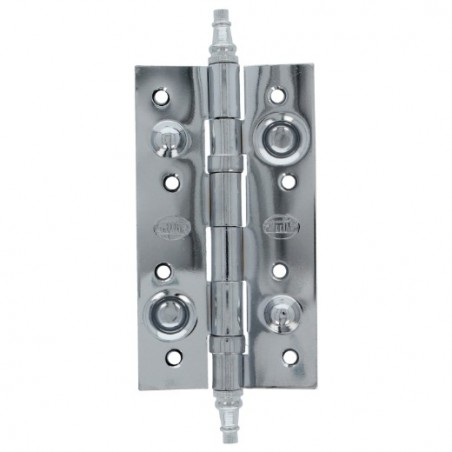 AMIG 4924  
 Bisagra seguridad latón 567  
 150 x 82 x 3 mm  
 Latón  
 Cromado brillo