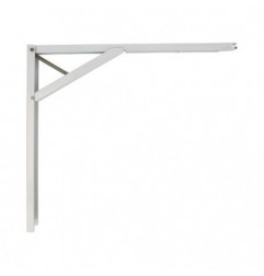 AMIG 4934  
 Palomilla abatible 5  
 400 mm  
 Acero  
 Blanco