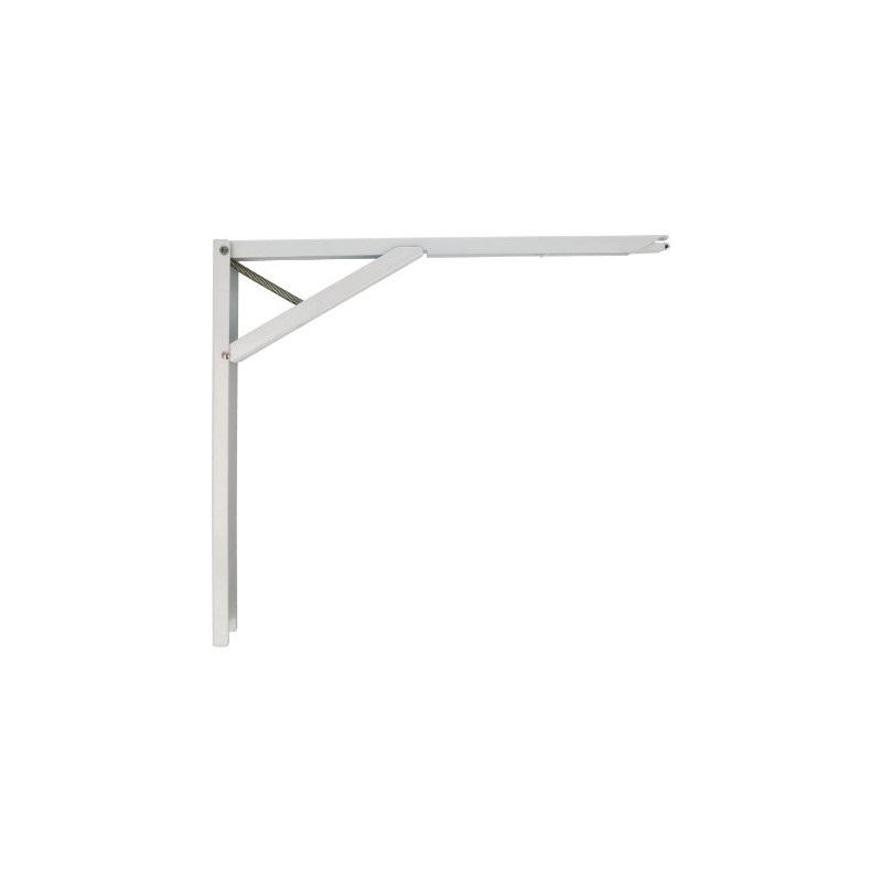 AMIG 4934  
 Palomilla abatible 5  
 400 mm  
 Acero  
 Blanco