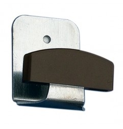 AMIG 4940  
 Colgador adhesivo 8  
 50 x 40 mm  
 Acero inoxidable  
 Negro