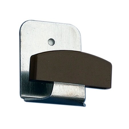 AMIG 4940  
 Colgador adhesivo 8  
 50 x 40 mm  
 Acero inoxidable  
 Negro