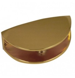 AMIG 4946  
 Soporte baldas 31  
 23,5 x 50 mm  
 Zamak  
 Oro