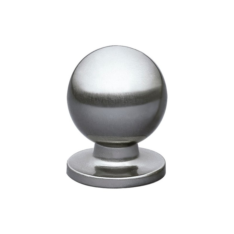 AMIG 5060  
 Pomo 710  
 Ø20 x 23 mm  
 Zamak  
 Níquel cepillado