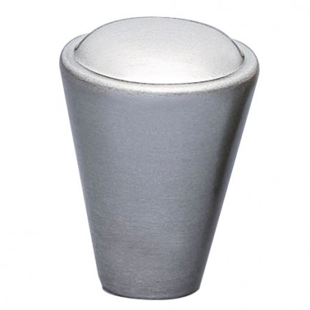 AMIG 5064  
 Pomo 740  
 Ø18 x 24 mm  
 Zamak  
 Níquel cepillado